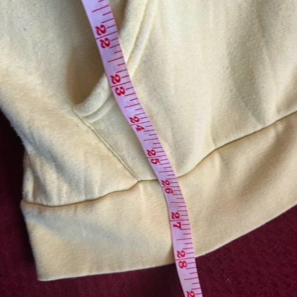 Aviator Nation Neon Yellow Blue Stripe Zip Up Hoodie - Picture 6 of 6